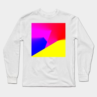 Colorful rainbow abstract art design Long Sleeve T-Shirt